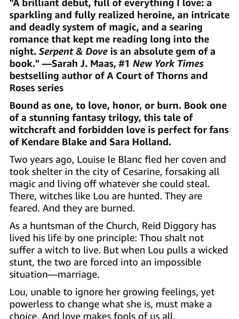 Serpent & Dove First Edition Hardcover Book - Shelby Mahurin